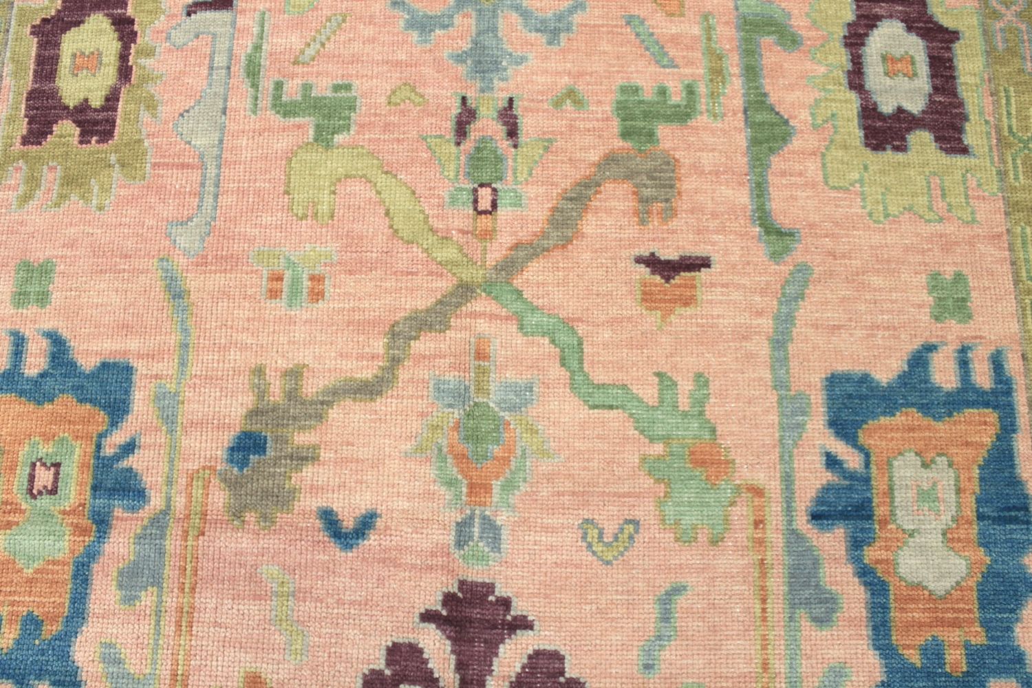9x12 Oushak Hand Knotted Wool Area Rug - MR029714