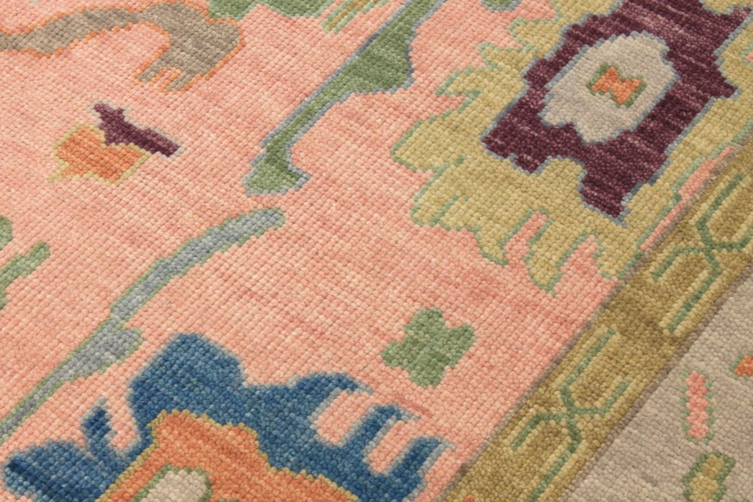9x12 Oushak Hand Knotted Wool Area Rug - MR029714