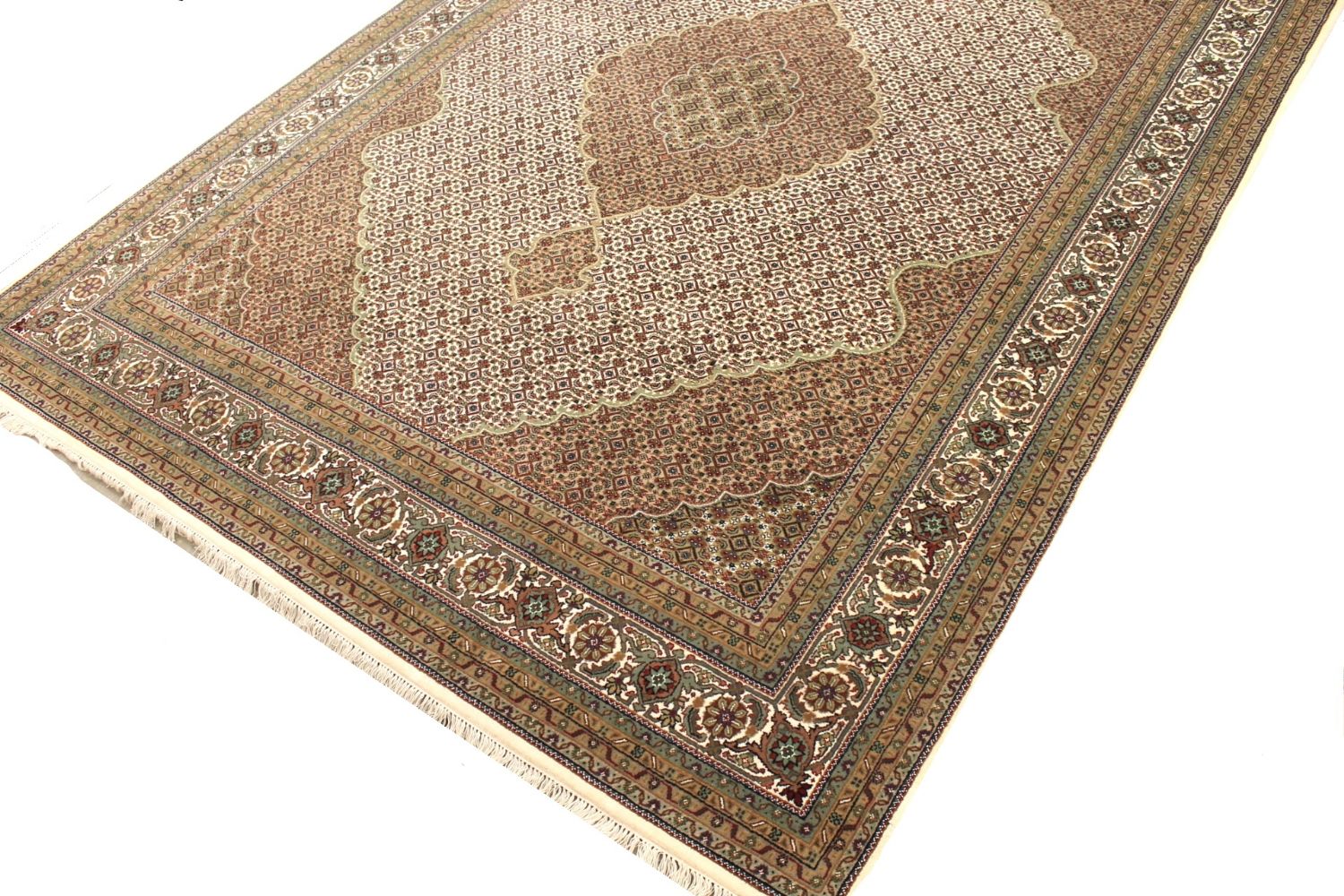 9x12 Traditional Hand Knotted Wool Area Rug - MR029717