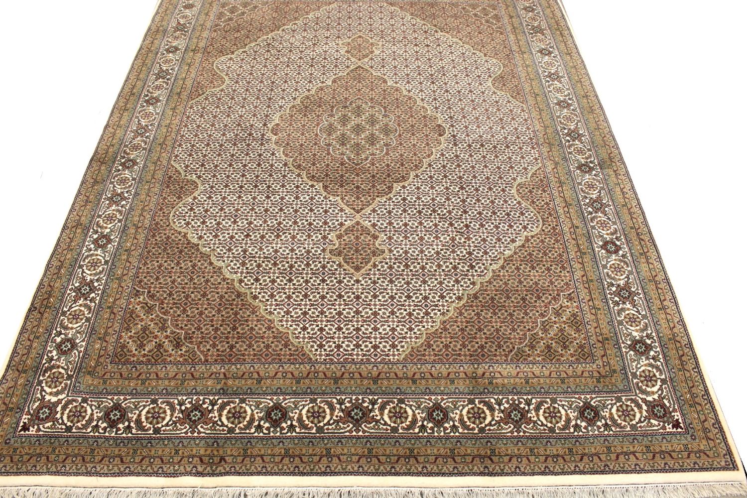 9x12 Traditional Hand Knotted Wool Area Rug - MR029717