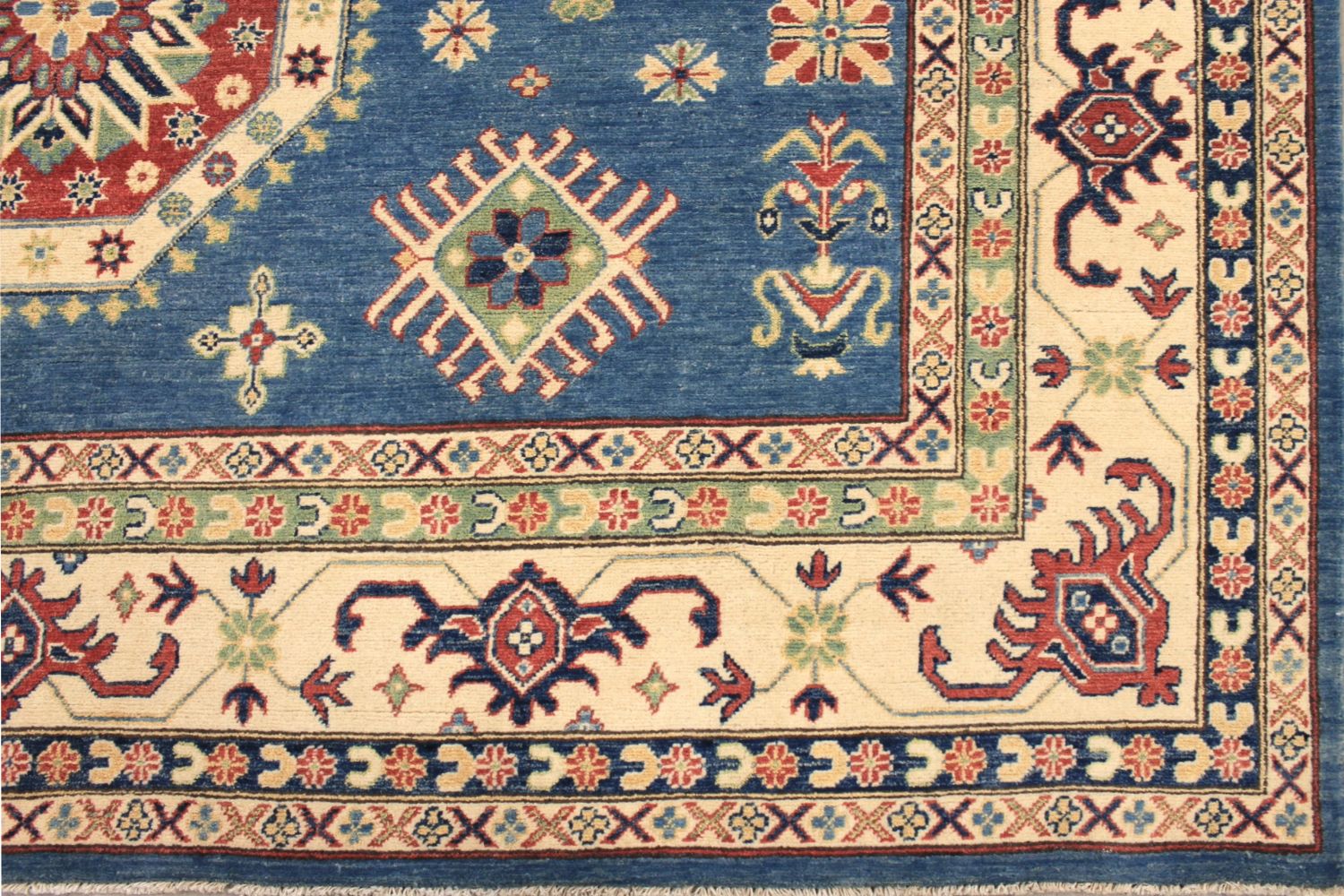 9x12 Kazak Hand Knotted Wool Area Rug - MR029718