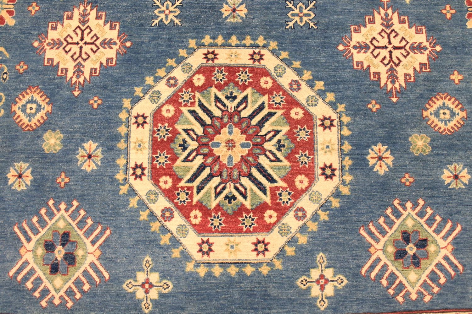 9x12 Kazak Hand Knotted Wool Area Rug - MR029718