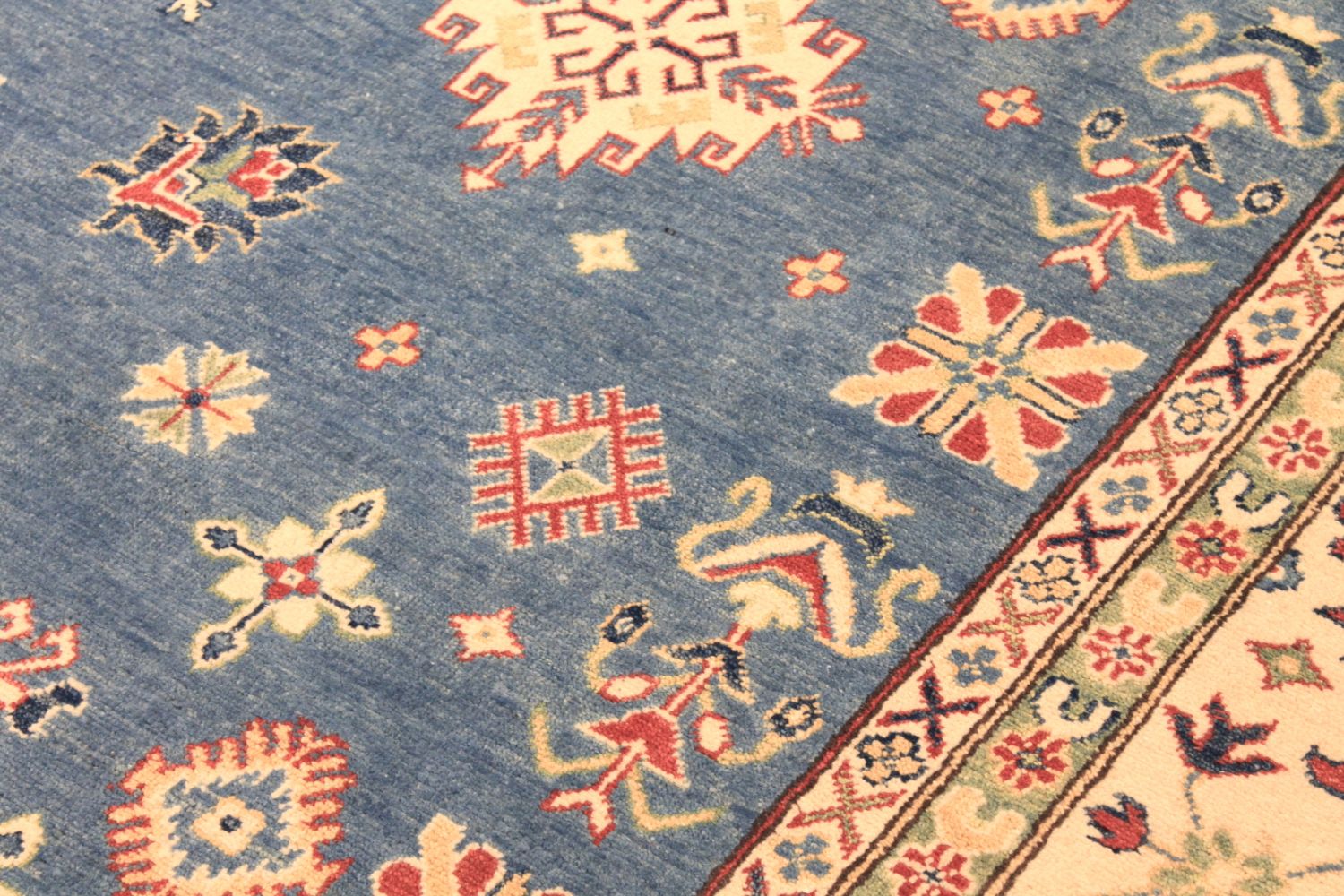 9x12 Kazak Hand Knotted Wool Area Rug - MR029718