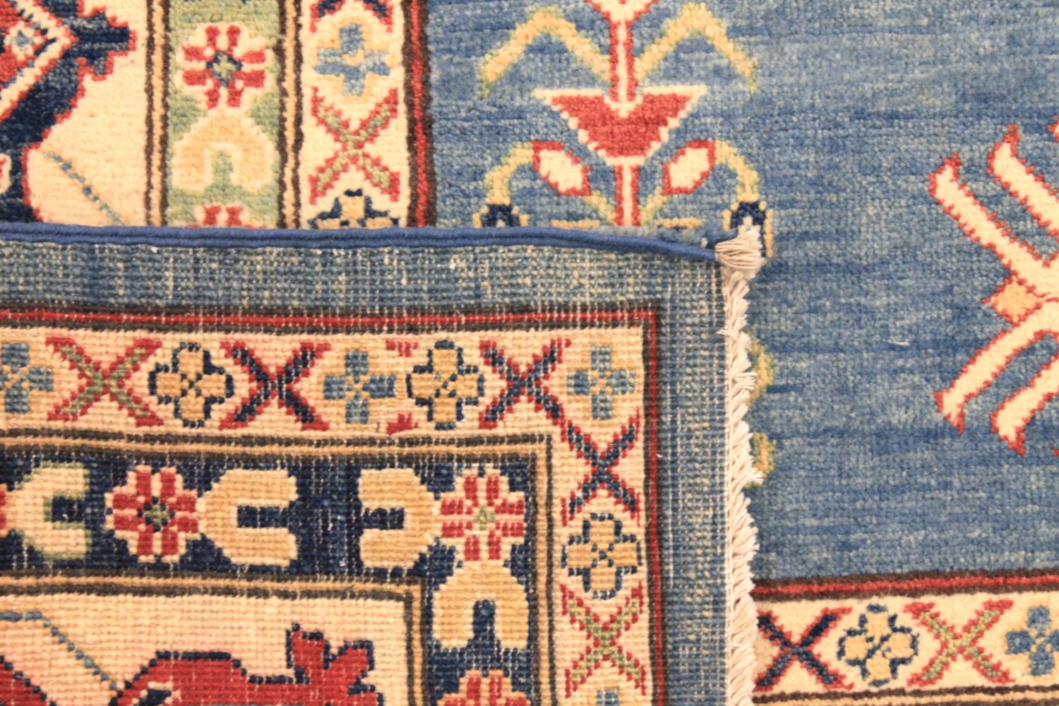9x12 Kazak Hand Knotted Wool Area Rug - MR029718