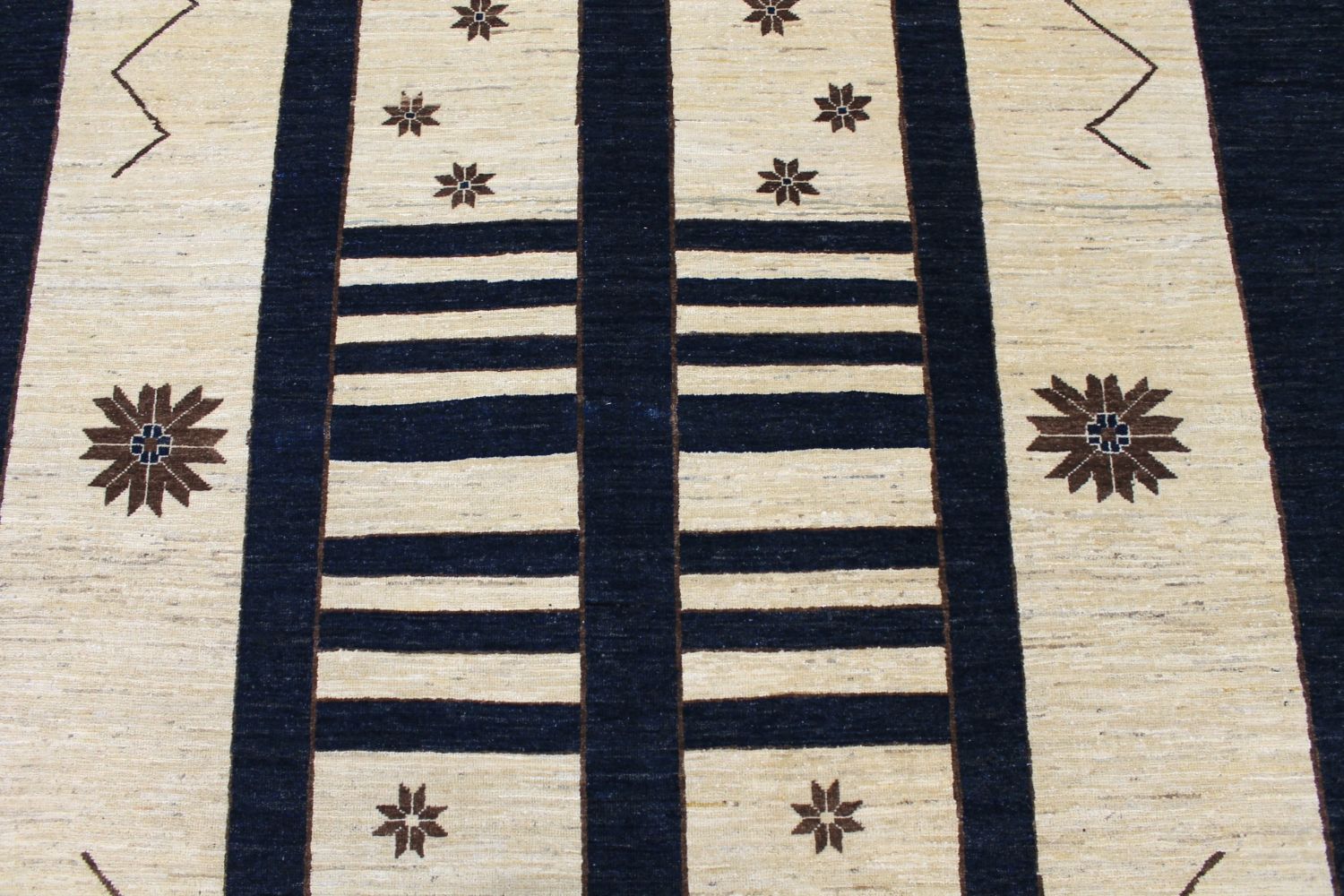 9x12 Tribal Hand Knotted Wool Area Rug - MR029719
