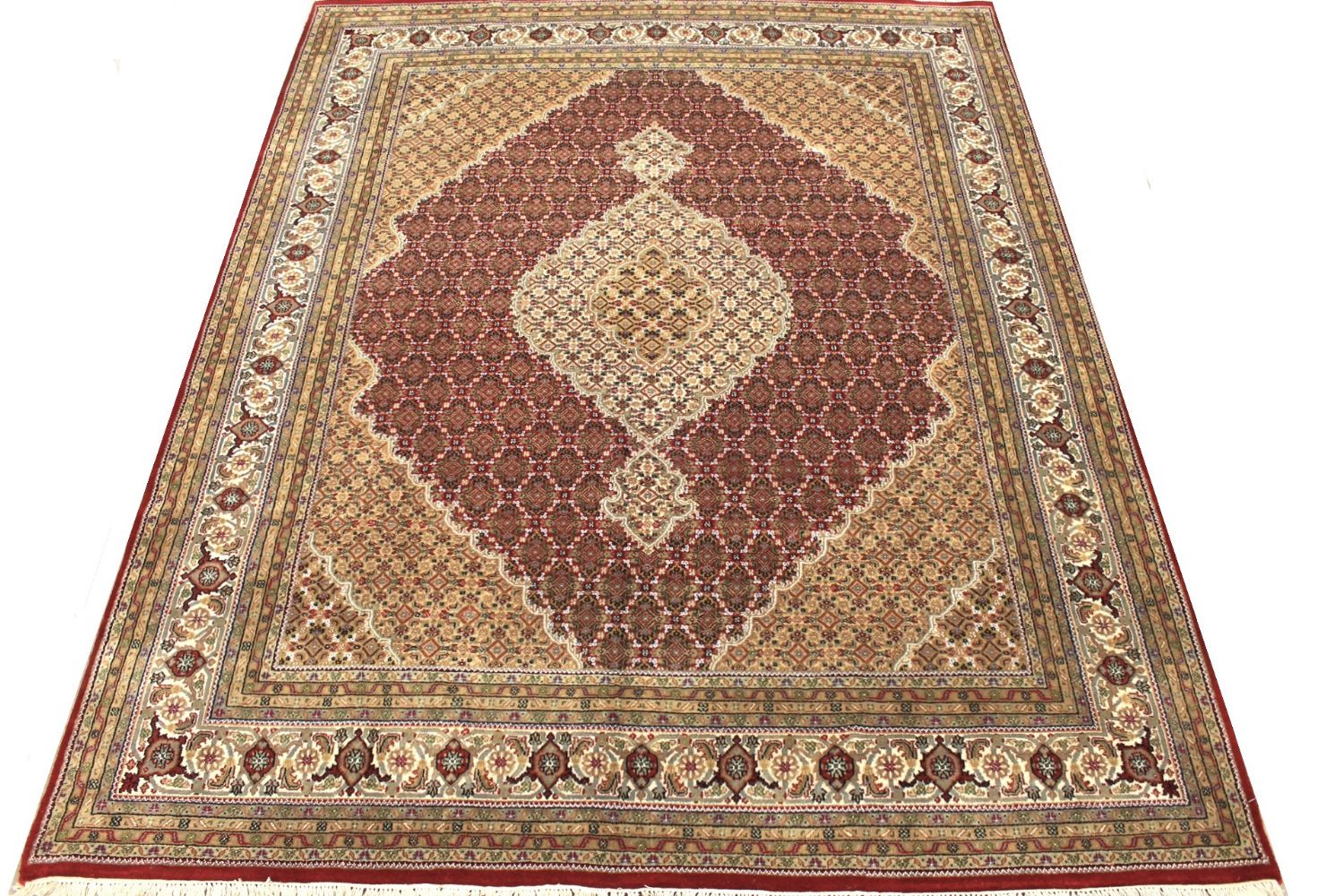 8x10 Traditional Hand Knotted Wool Area Rug - MR029720