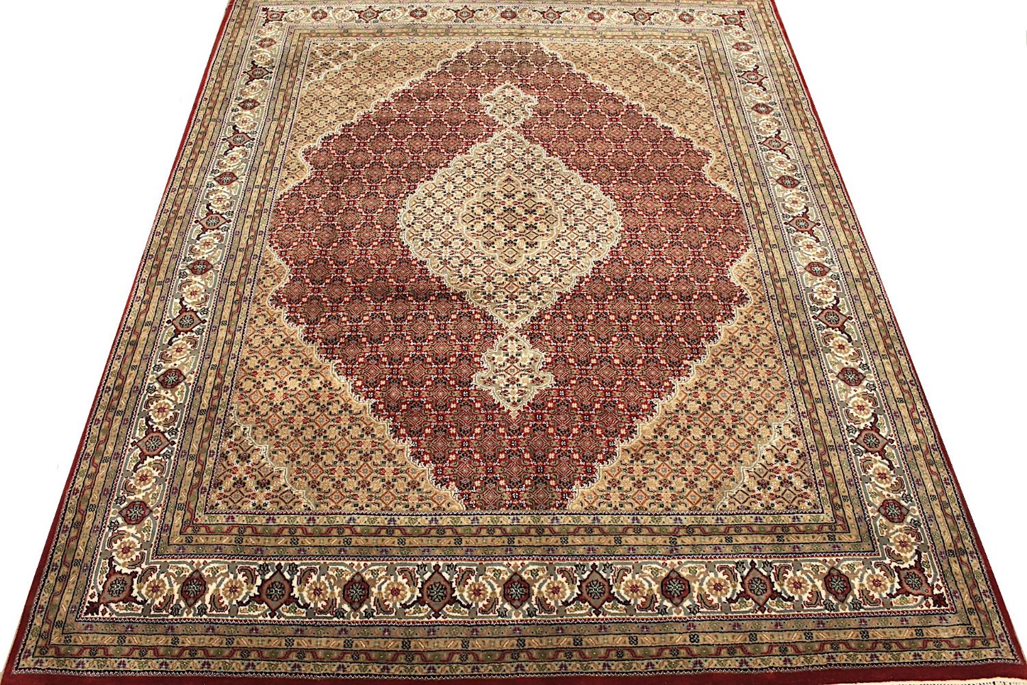 8x10 Traditional Hand Knotted Wool Area Rug - MR029720