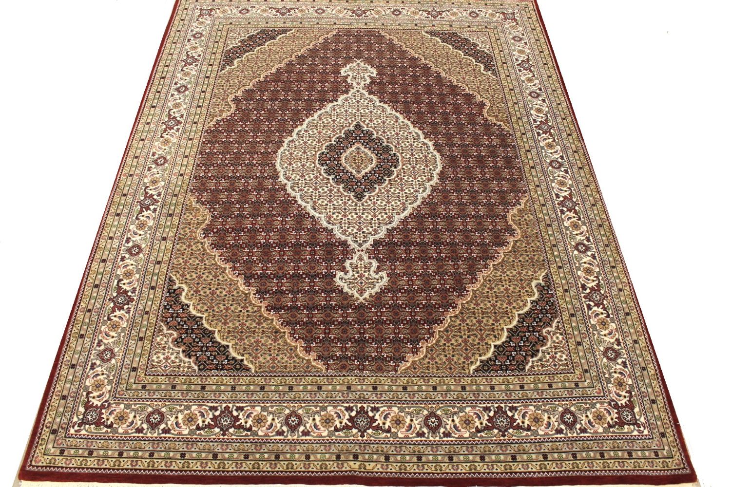 8x10 Traditional Hand Knotted Wool Area Rug - MR029721