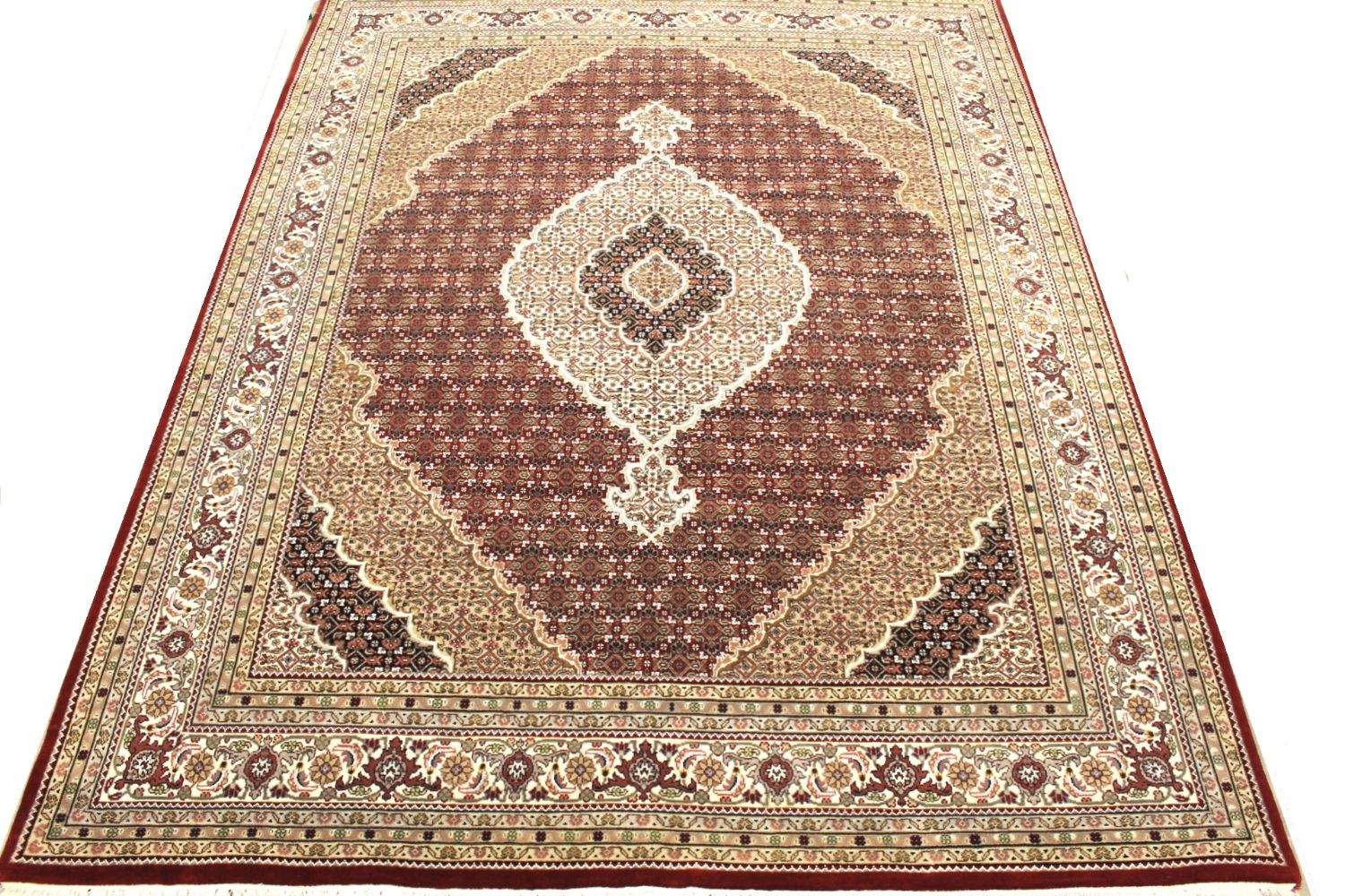 8x10 Traditional Hand Knotted Wool Area Rug - MR029721