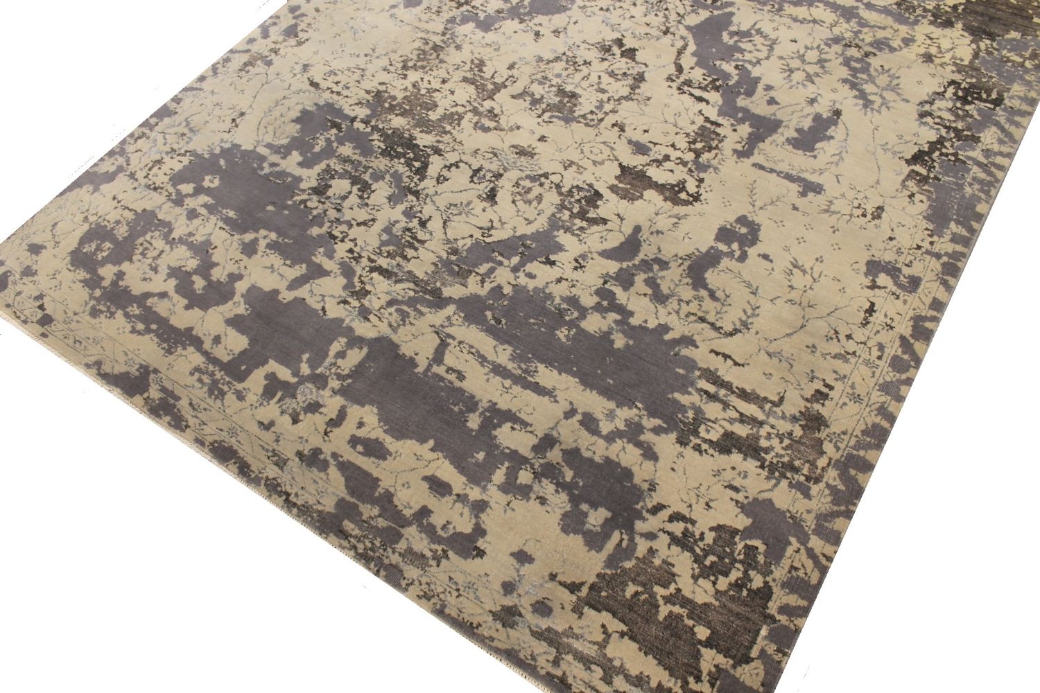 8x10 Modern Hand Knotted Wool Area Rug - MR029722