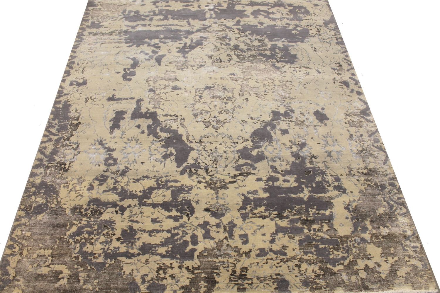 8x10 Modern Hand Knotted Wool Area Rug - MR029722