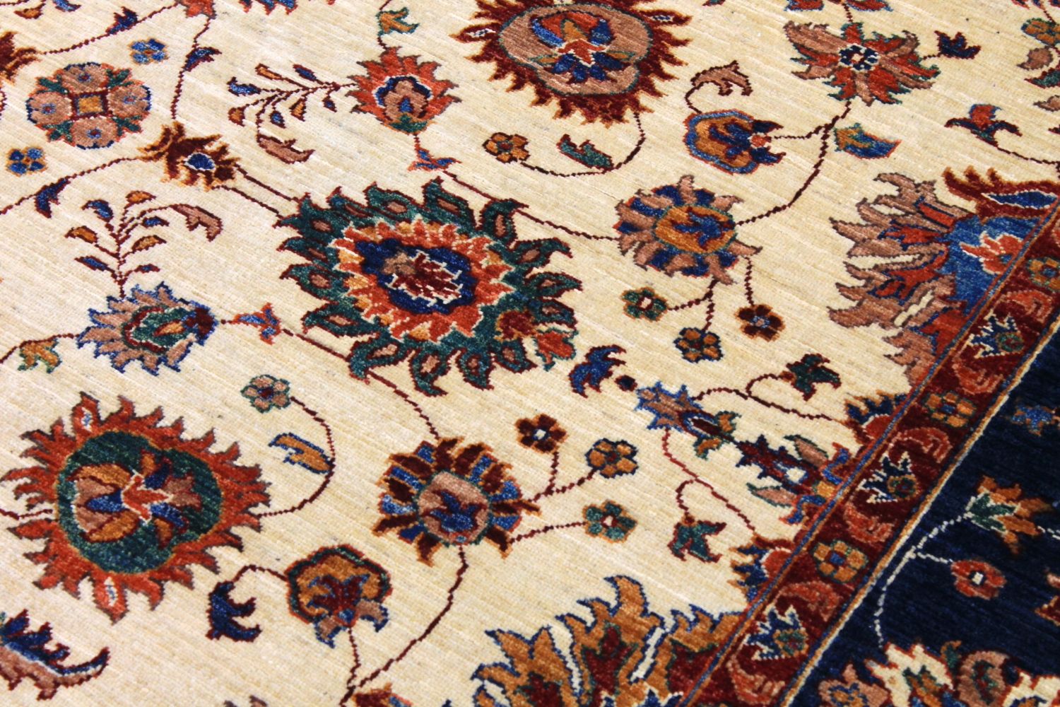 8x10 Peshawar Hand Knotted Wool Area Rug - MR029725