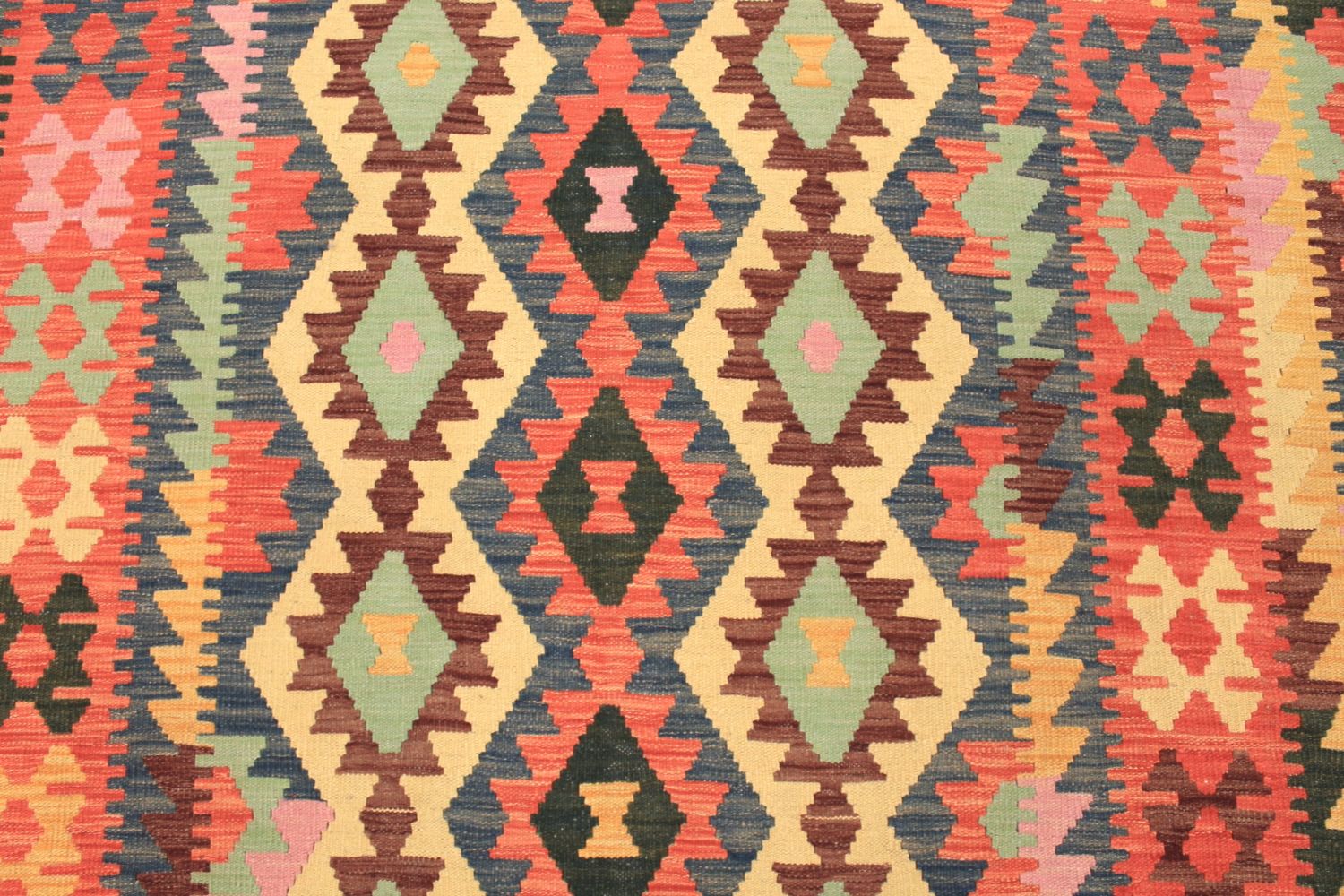 8x10 Flat Weave Hand Knotted Wool Area Rug - MR029727