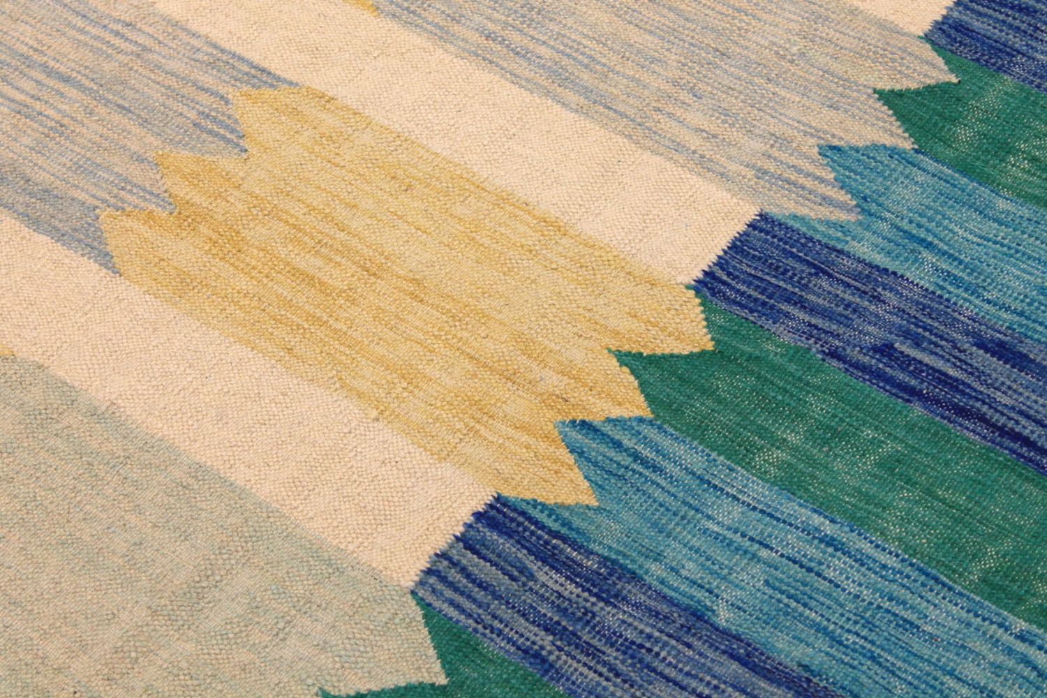 8x10 Flat Weave Hand Knotted Wool Area Rug - MR029728