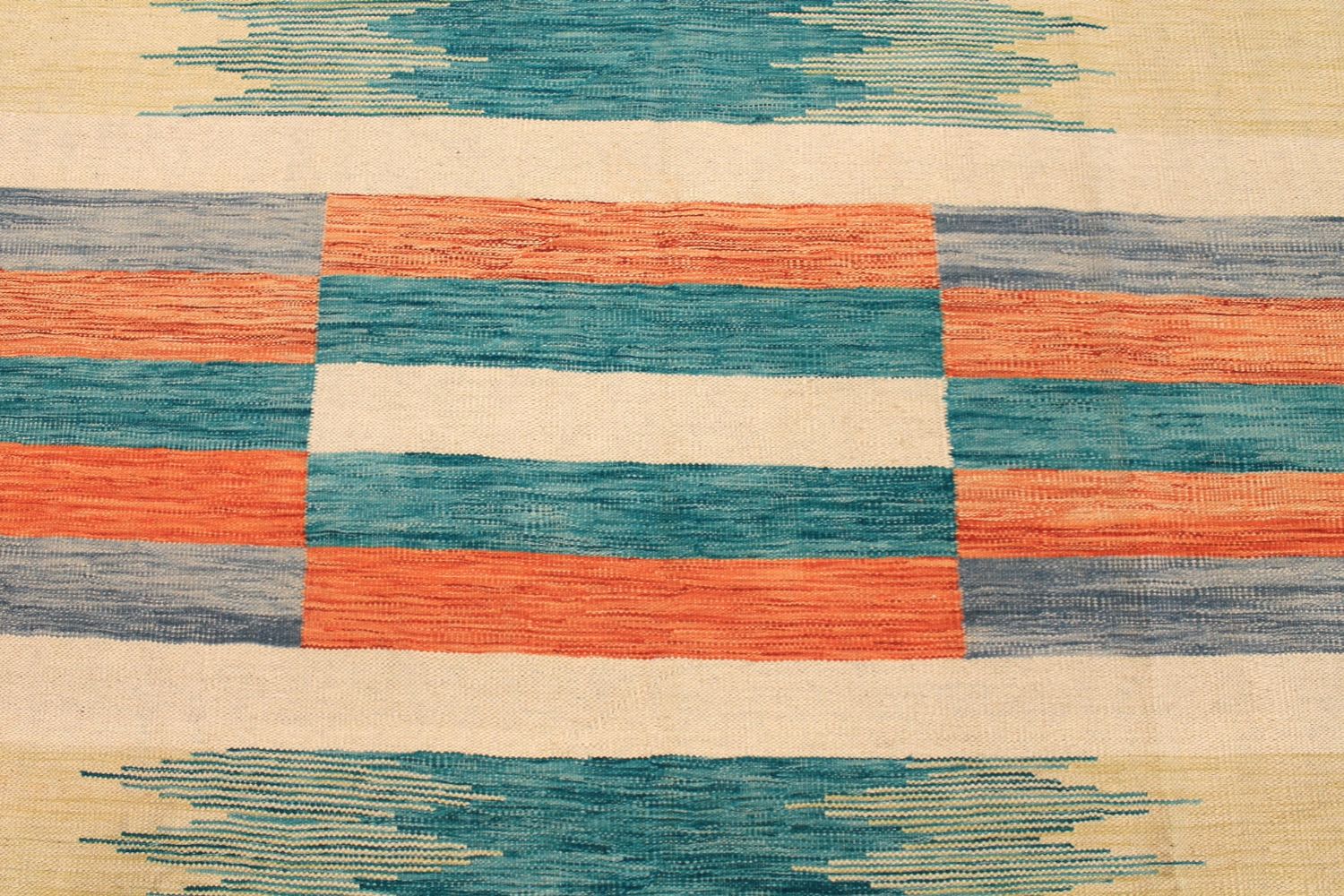 8x10 Flat Weave Hand Knotted Wool Area Rug - MR029729
