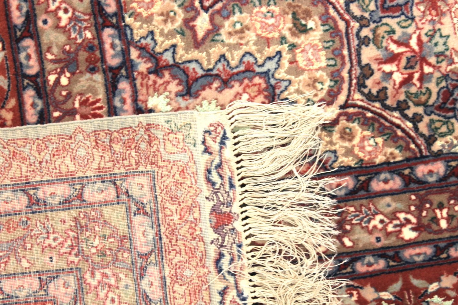 9x12 Silk Flower Hand Knotted Wool & Silk Area Rug - MR029733