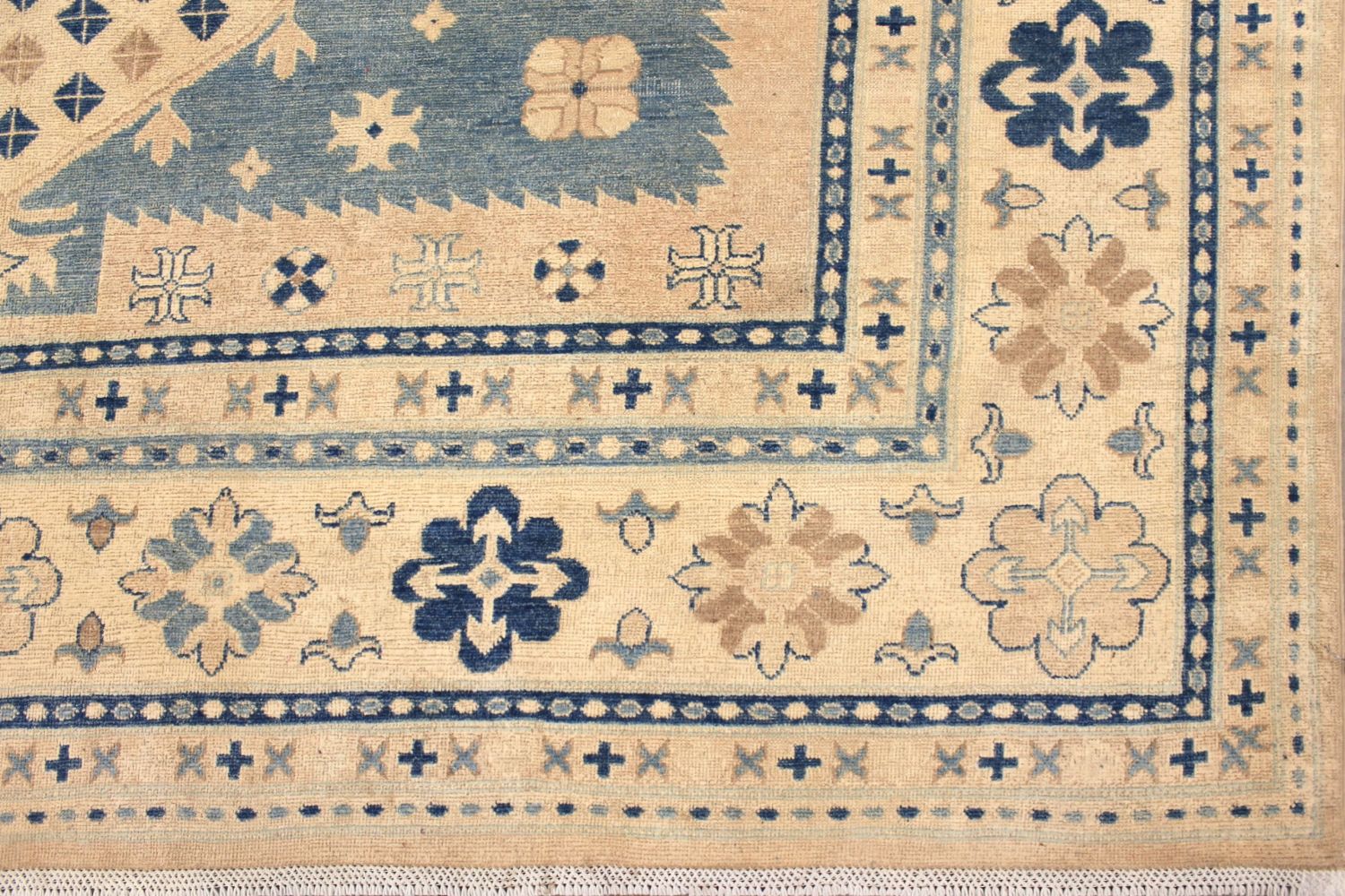 9x12 Kazak Hand Knotted Wool Area Rug - MR029734