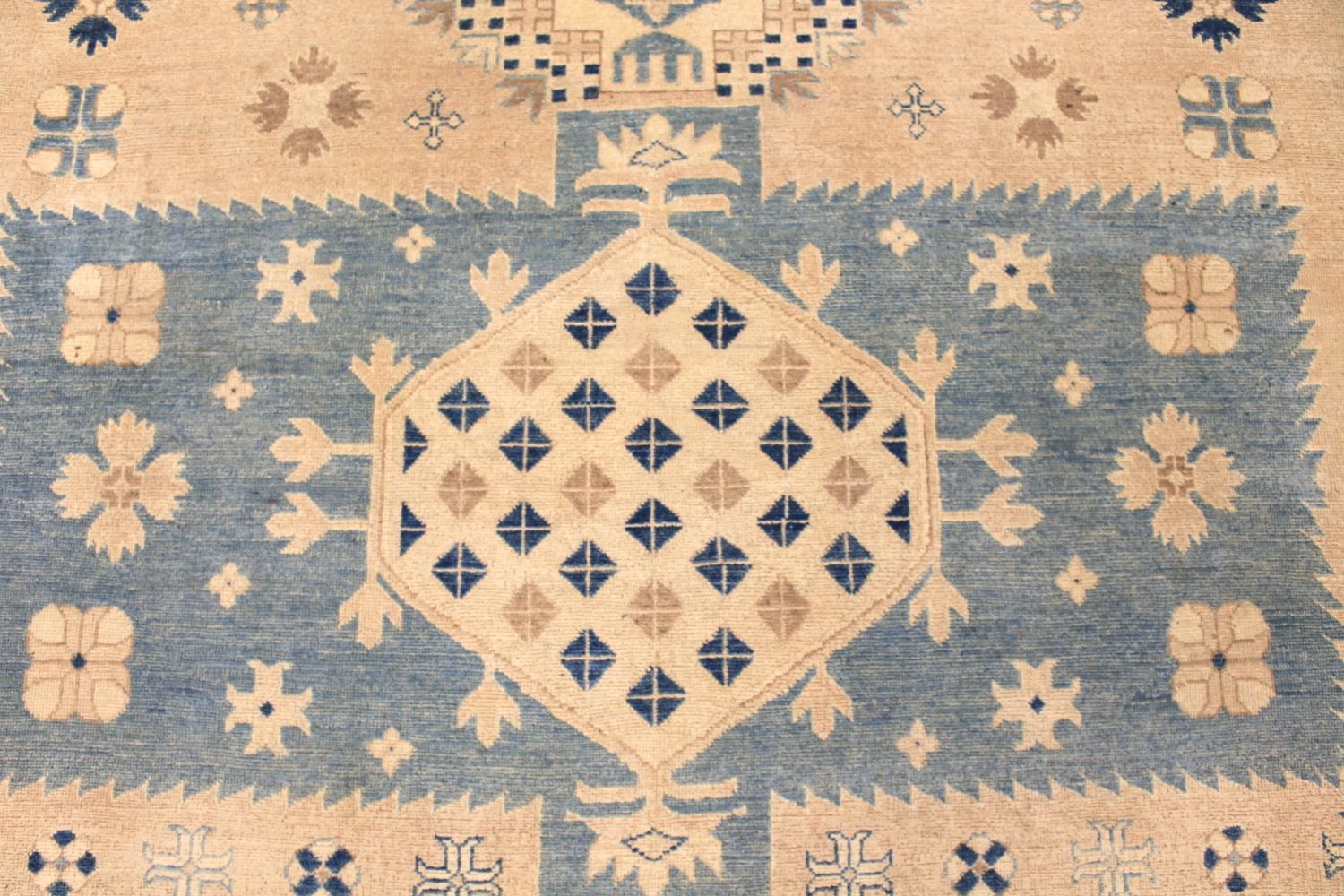 9x12 Kazak Hand Knotted Wool Area Rug - MR029734