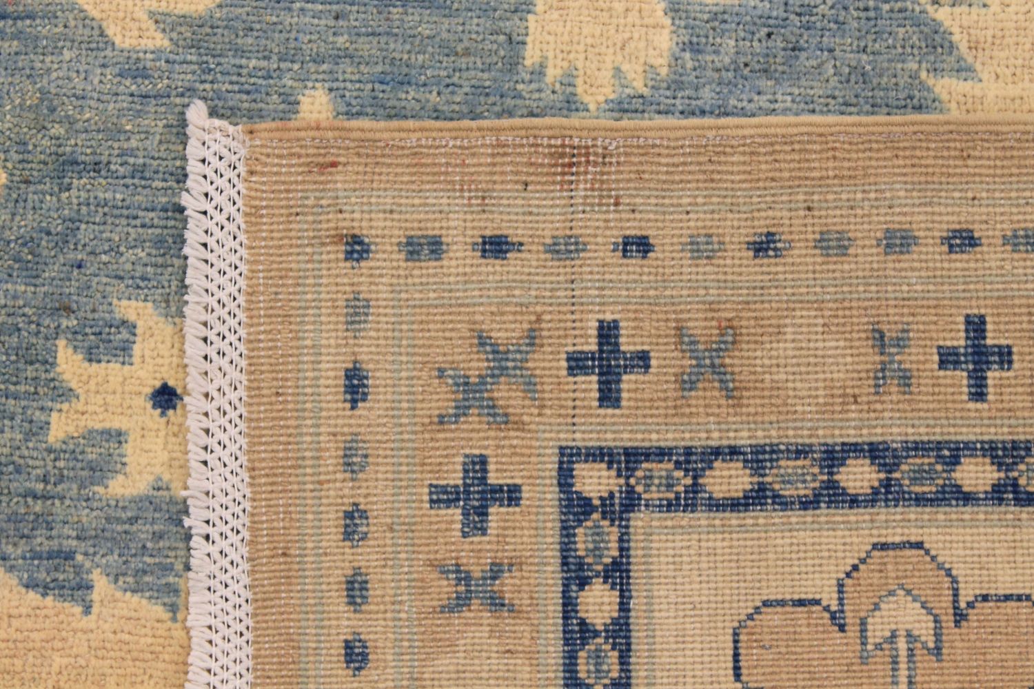 9x12 Kazak Hand Knotted Wool Area Rug - MR029734
