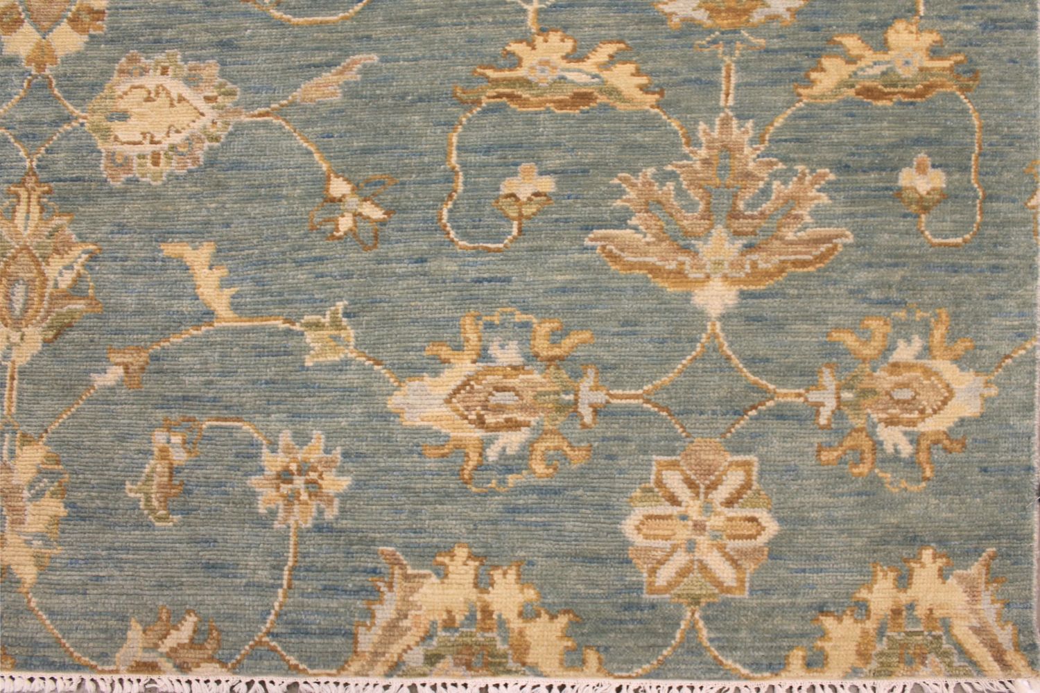 9x12 Oushak Hand Knotted Wool Area Rug - MR029736