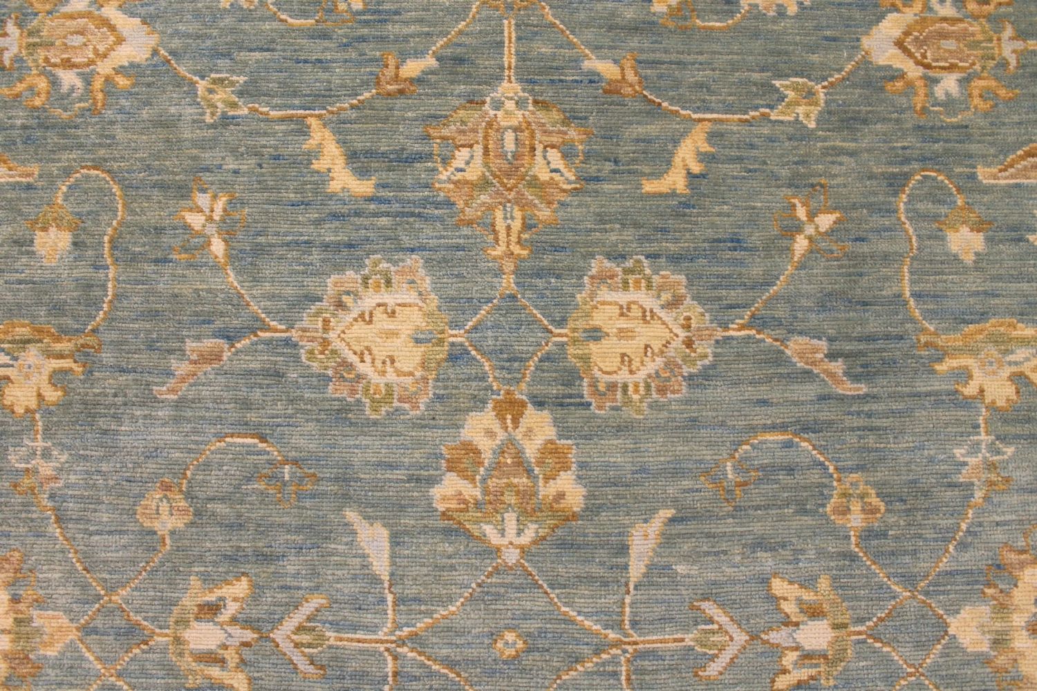 9x12 Oushak Hand Knotted Wool Area Rug - MR029736