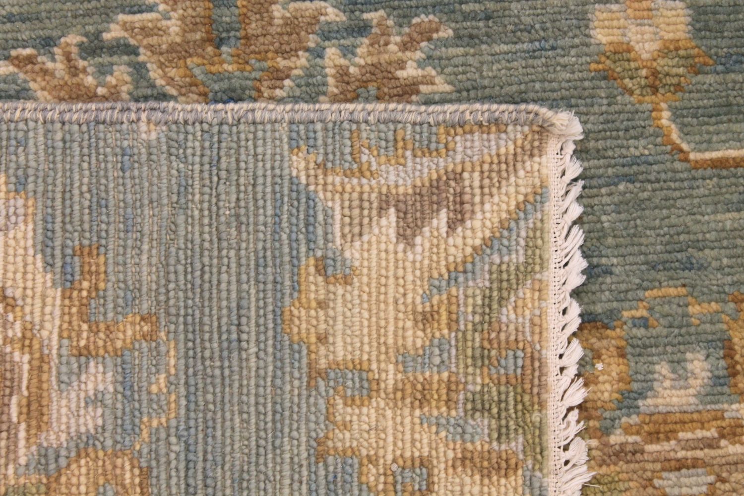 9x12 Oushak Hand Knotted Wool Area Rug - MR029736