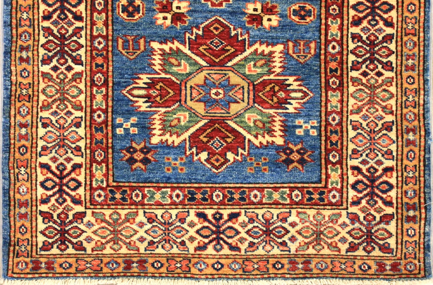 10 ft. Runner Kazak Hand Knotted Wool Area Rug - MR029738