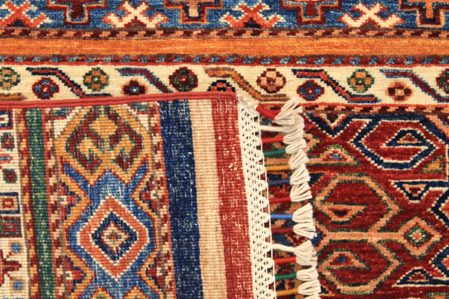 10 ft. Runner Tribal Hand Knotted Wool Area Rug - MR029739