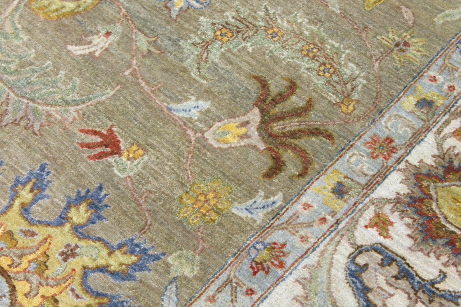 9x12 Traditional Hand Knotted Wool Area Rug - MR029757