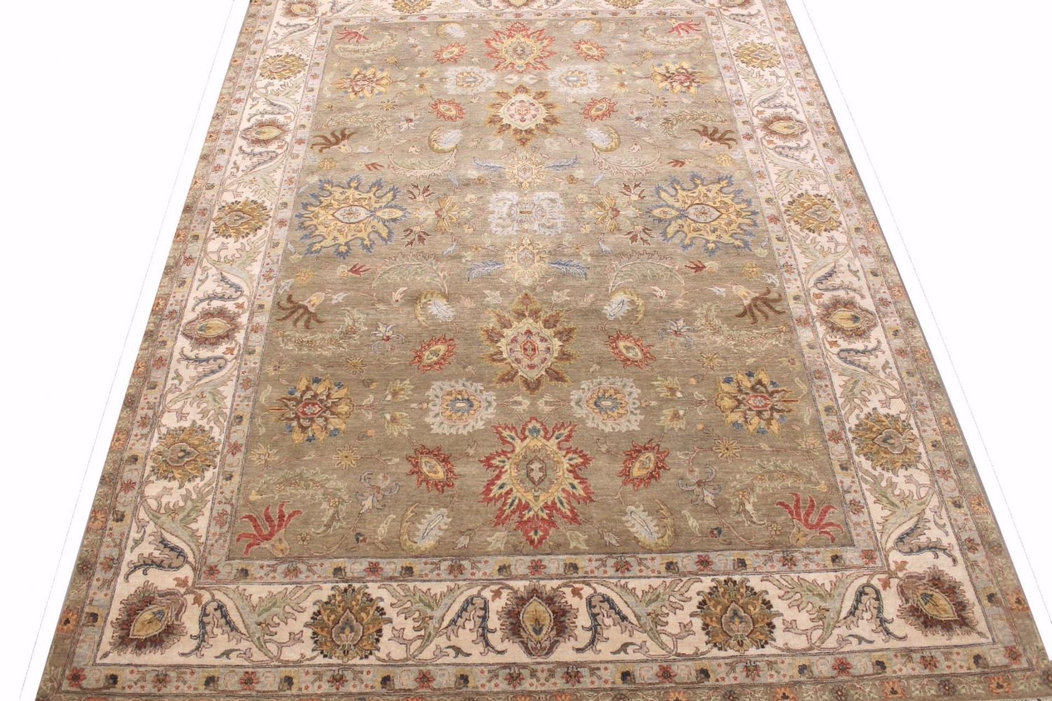 9x12 Traditional Hand Knotted Wool Area Rug - MR029757