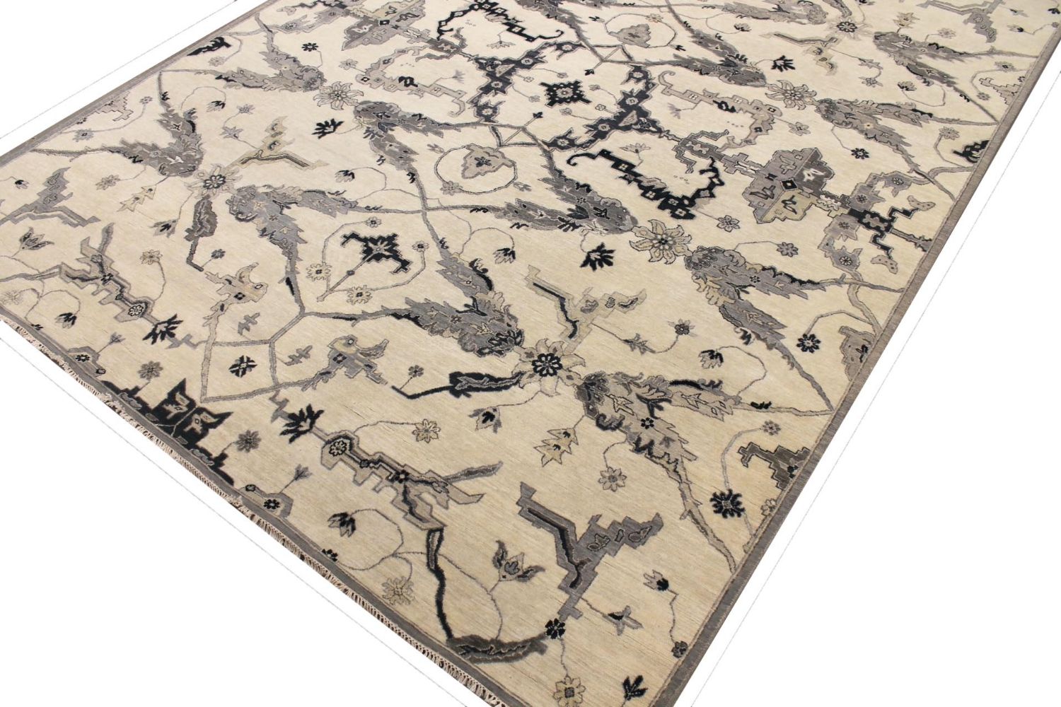 9x12 Traditional Hand Knotted Wool Area Rug - MR029758