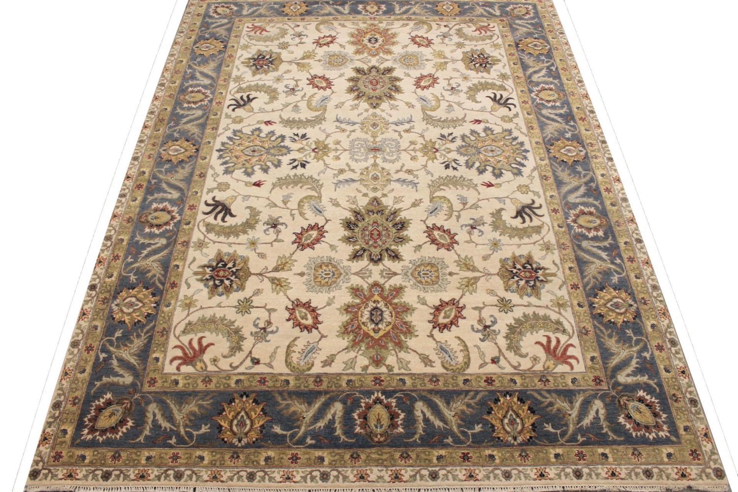 9x12 Traditional Hand Knotted Wool Area Rug - MR029760
