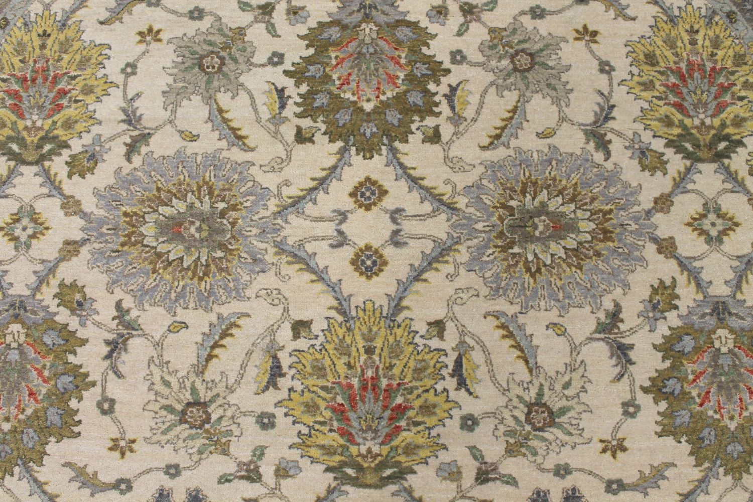 8 ft. Round & Square Traditional Hand Knotted Wool Area Rug - MR029762