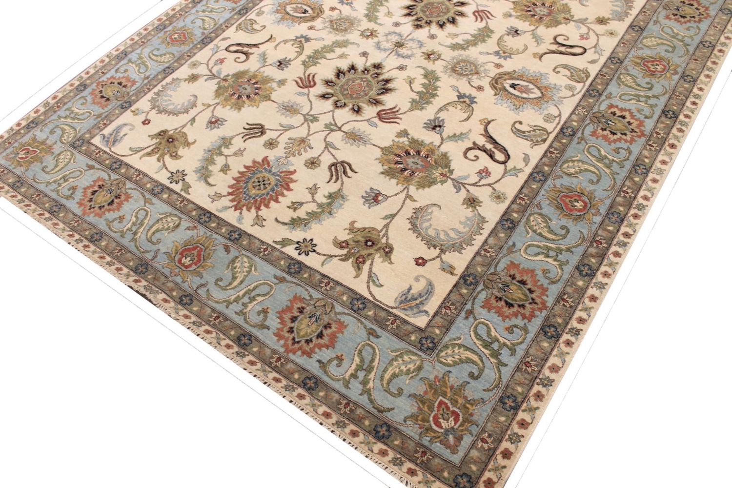 8x10 Traditional Hand Knotted Wool Area Rug - MR029763