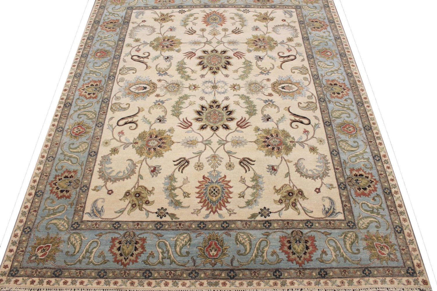 8x10 Traditional Hand Knotted Wool Area Rug - MR029763