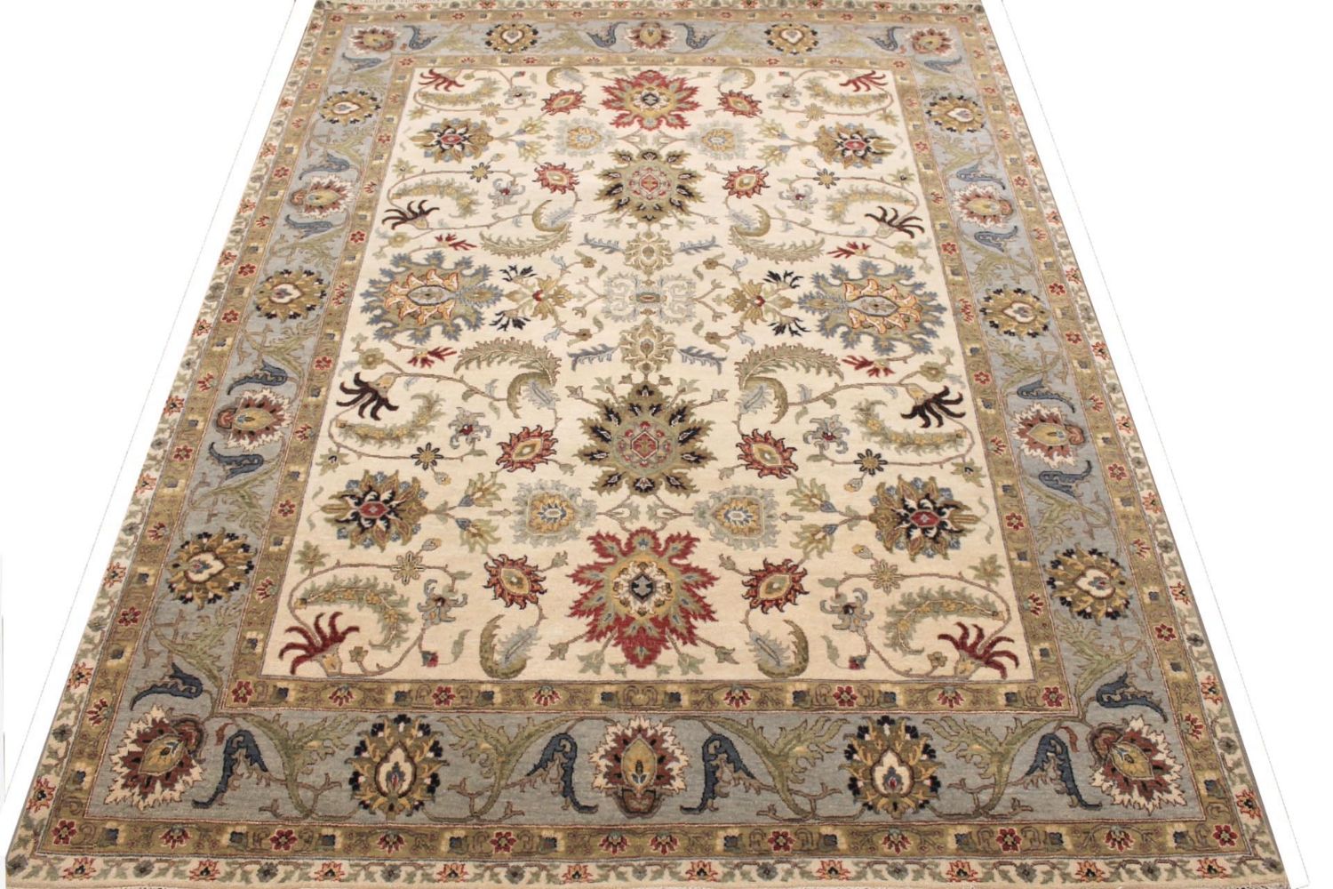 8x10 Traditional Hand Knotted Wool Area Rug - MR029764