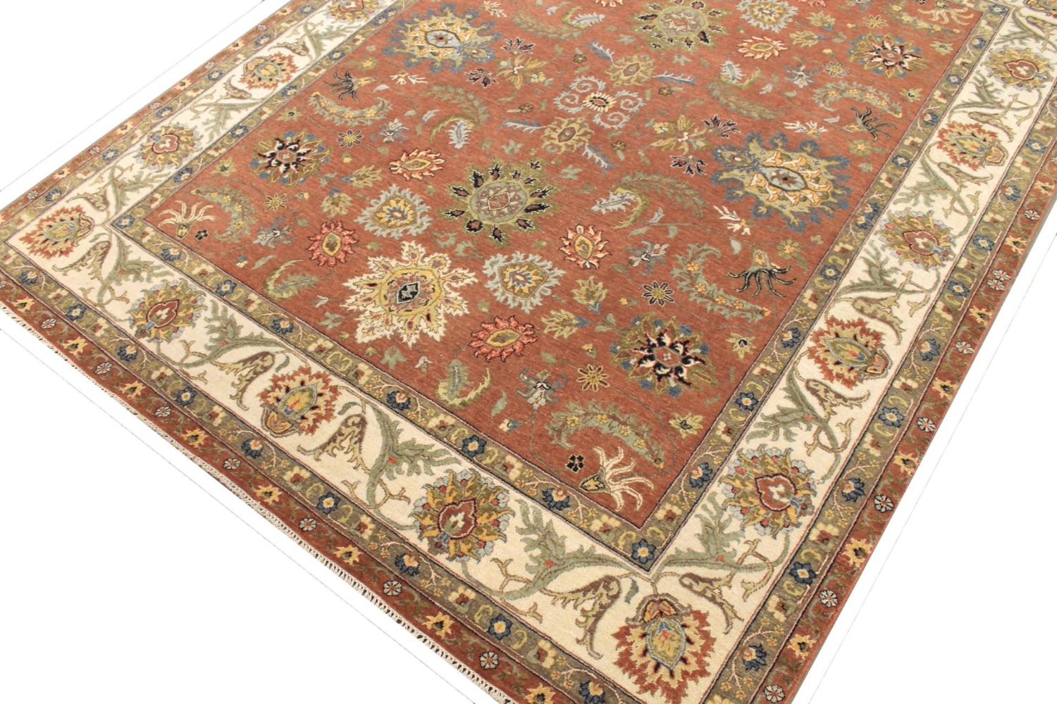 8x10 Traditional Hand Knotted Wool Area Rug - MR029765