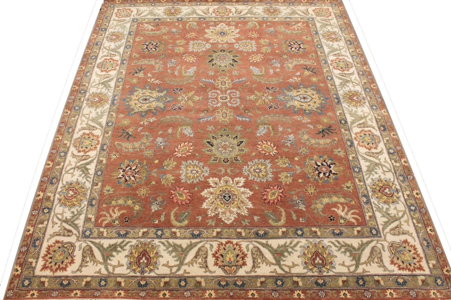 8x10 Traditional Hand Knotted Wool Area Rug - MR029765