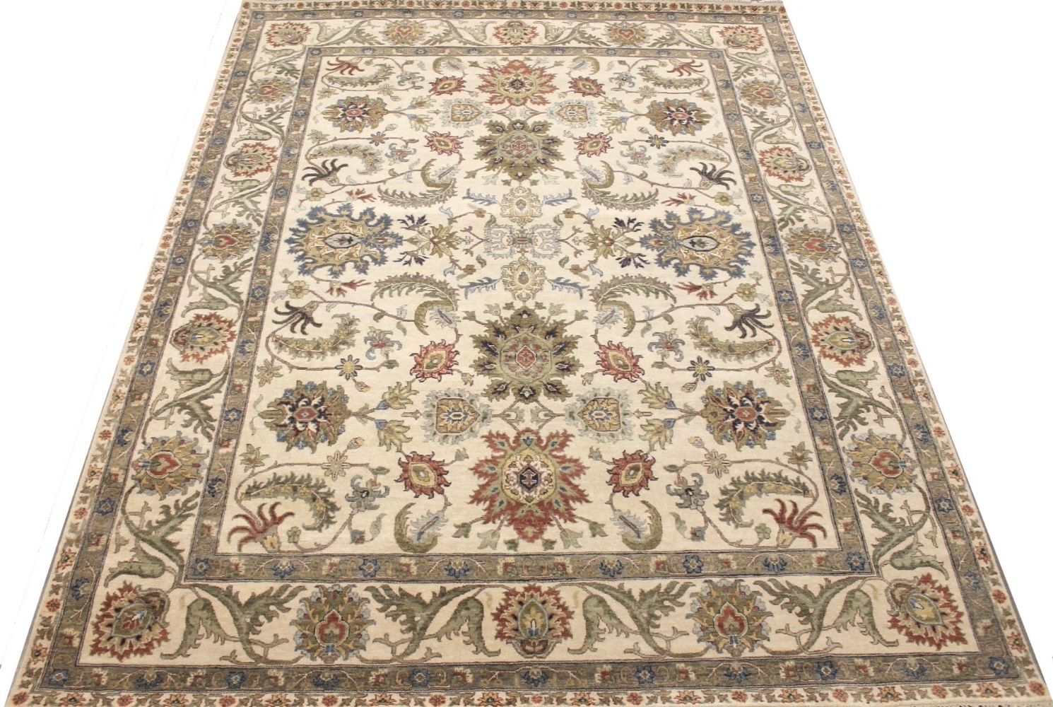 8x10 Traditional Hand Knotted Wool Area Rug - MR029767