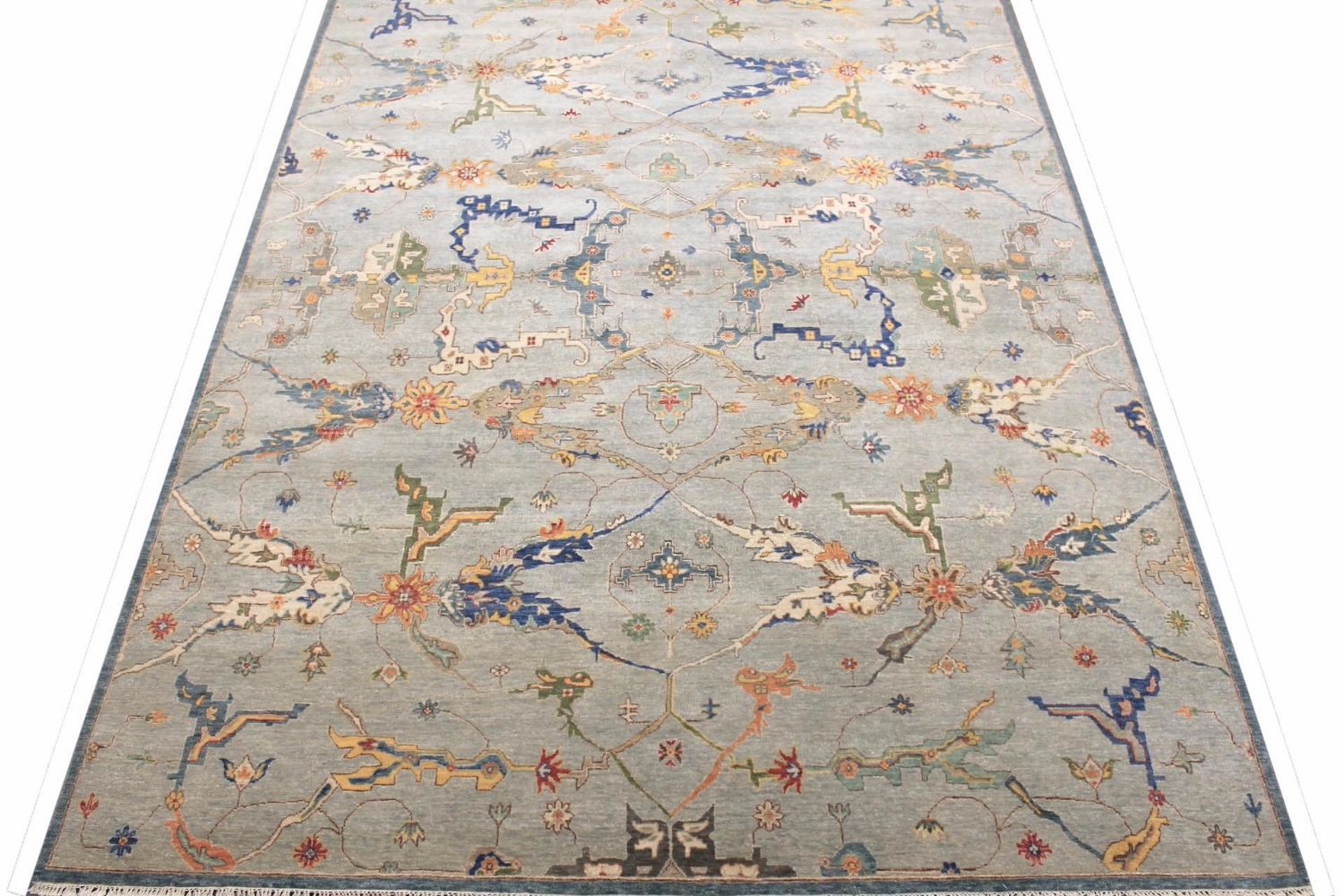 9x12 Traditional Hand Knotted Wool Area Rug - MR029768
