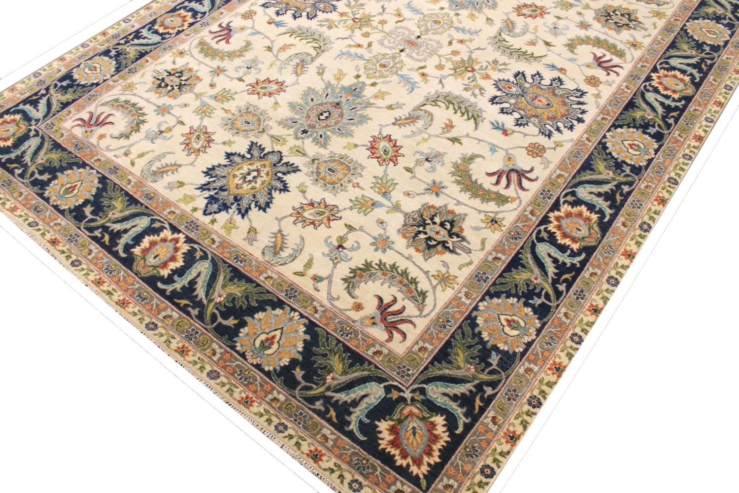 9x12 Traditional Hand Knotted Wool Area Rug - MR029769