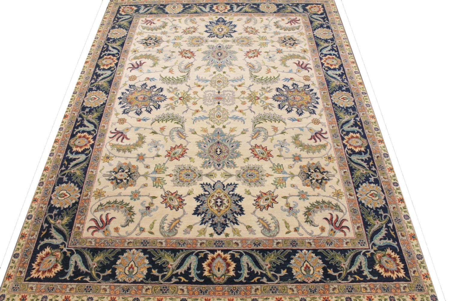 9x12 Traditional Hand Knotted Wool Area Rug - MR029769