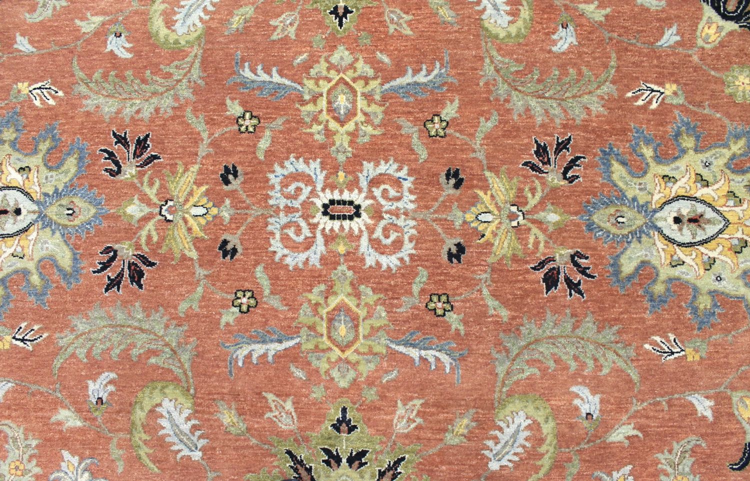9x12 Traditional Hand Knotted Wool Area Rug - MR029771