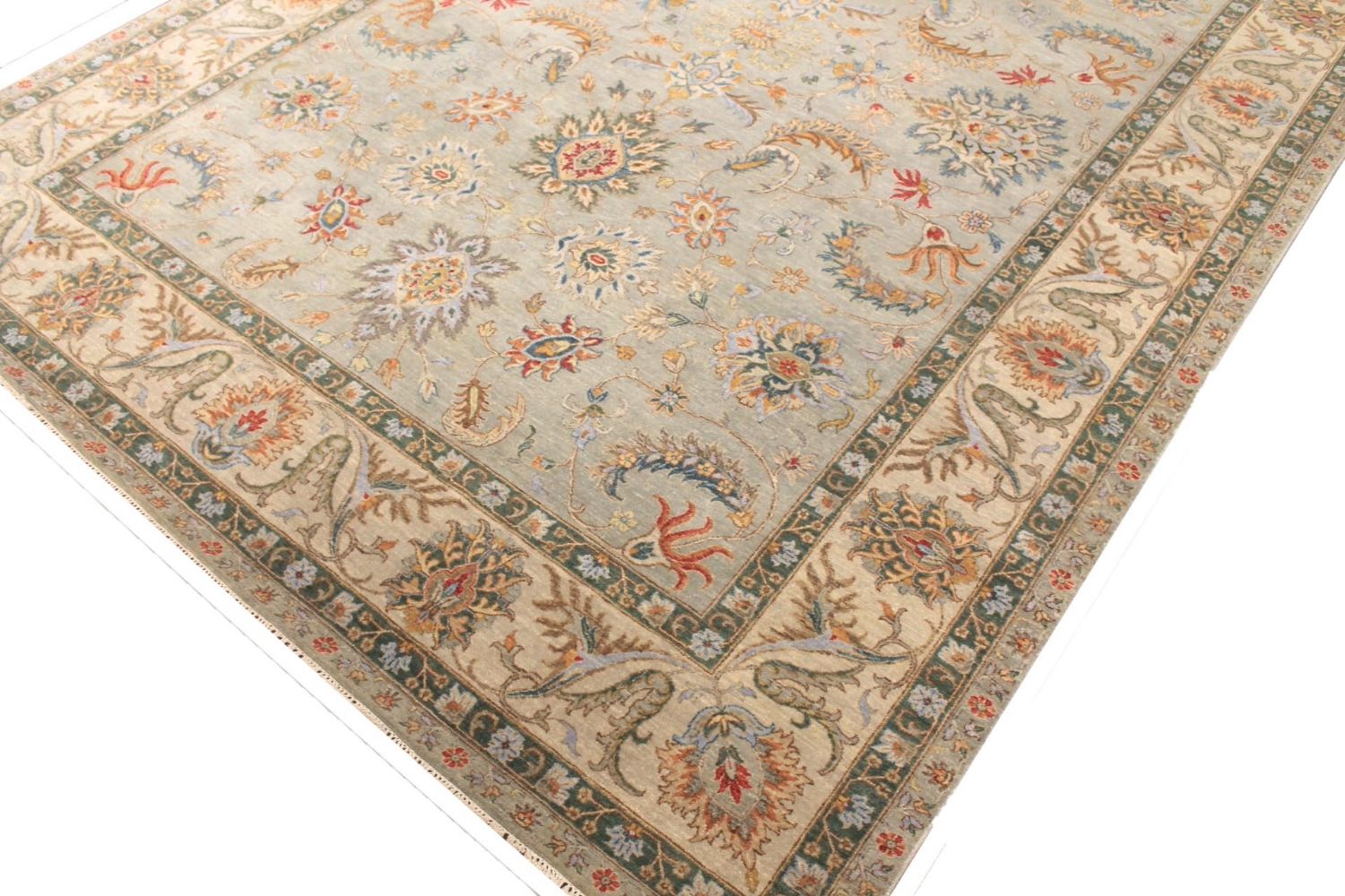 10x14 Traditional Hand Knotted Wool Area Rug - MR029772