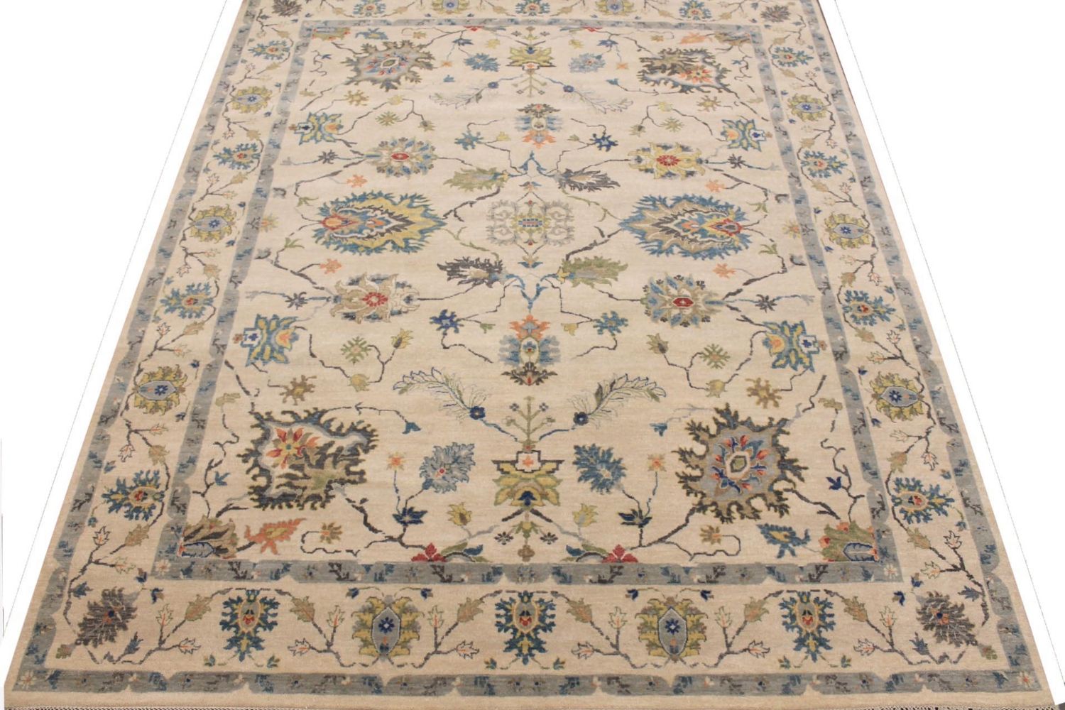 8x10 Traditional Hand Knotted Wool Area Rug - MR029773