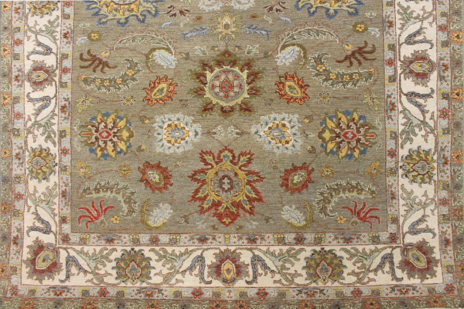 6x9 Traditional Hand Knotted Wool Area Rug - MR029774