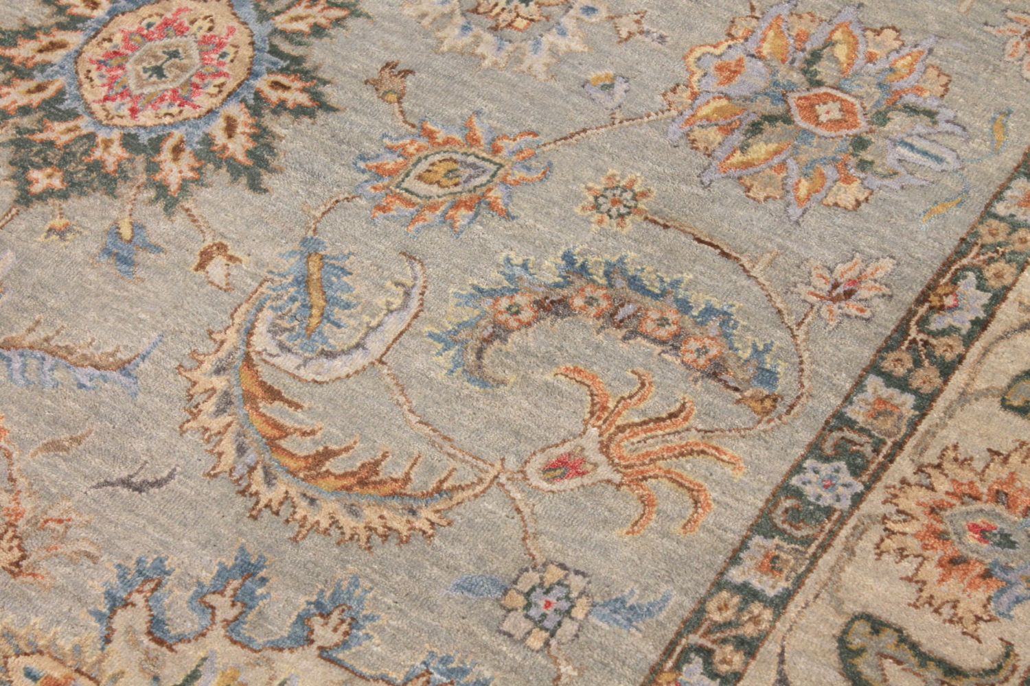 6x9 Traditional Hand Knotted Wool Area Rug - MR029777