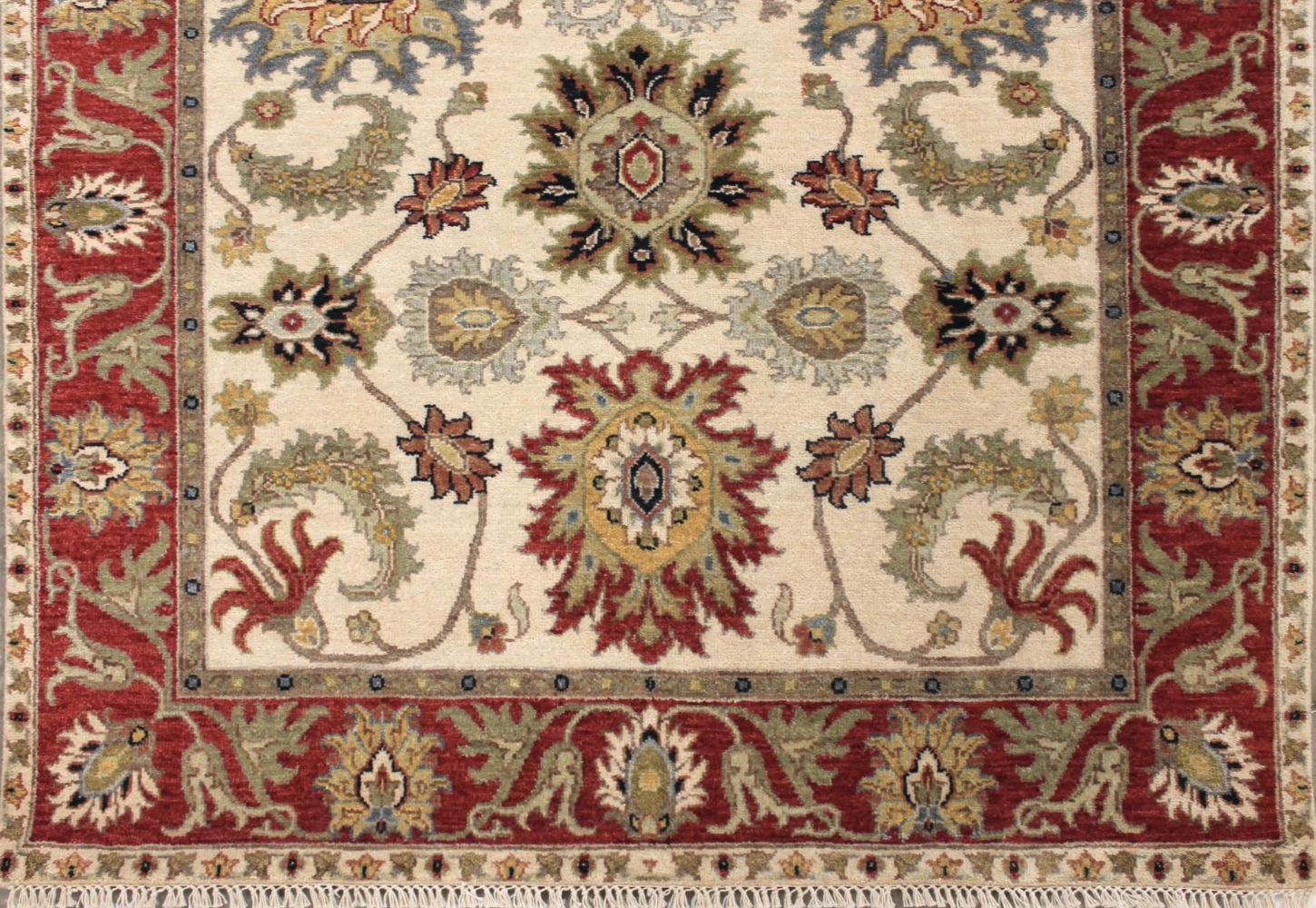 4x6 Traditional Hand Knotted Wool Area Rug - MR029778