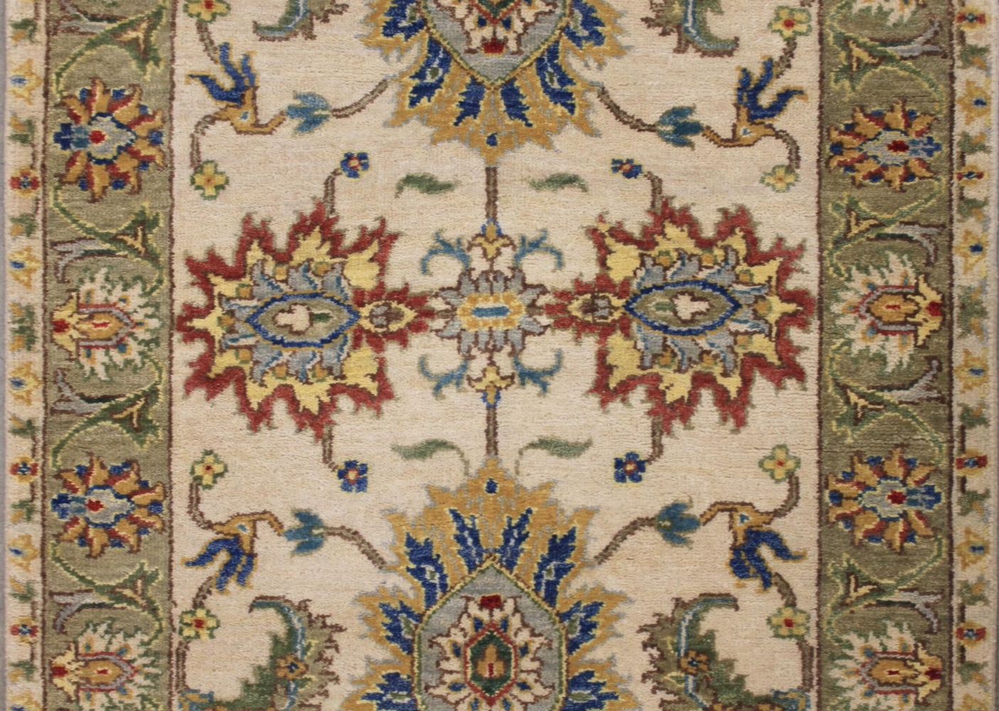 8 ft. Runner Traditional Hand Knotted Wool Area Rug - MR029779