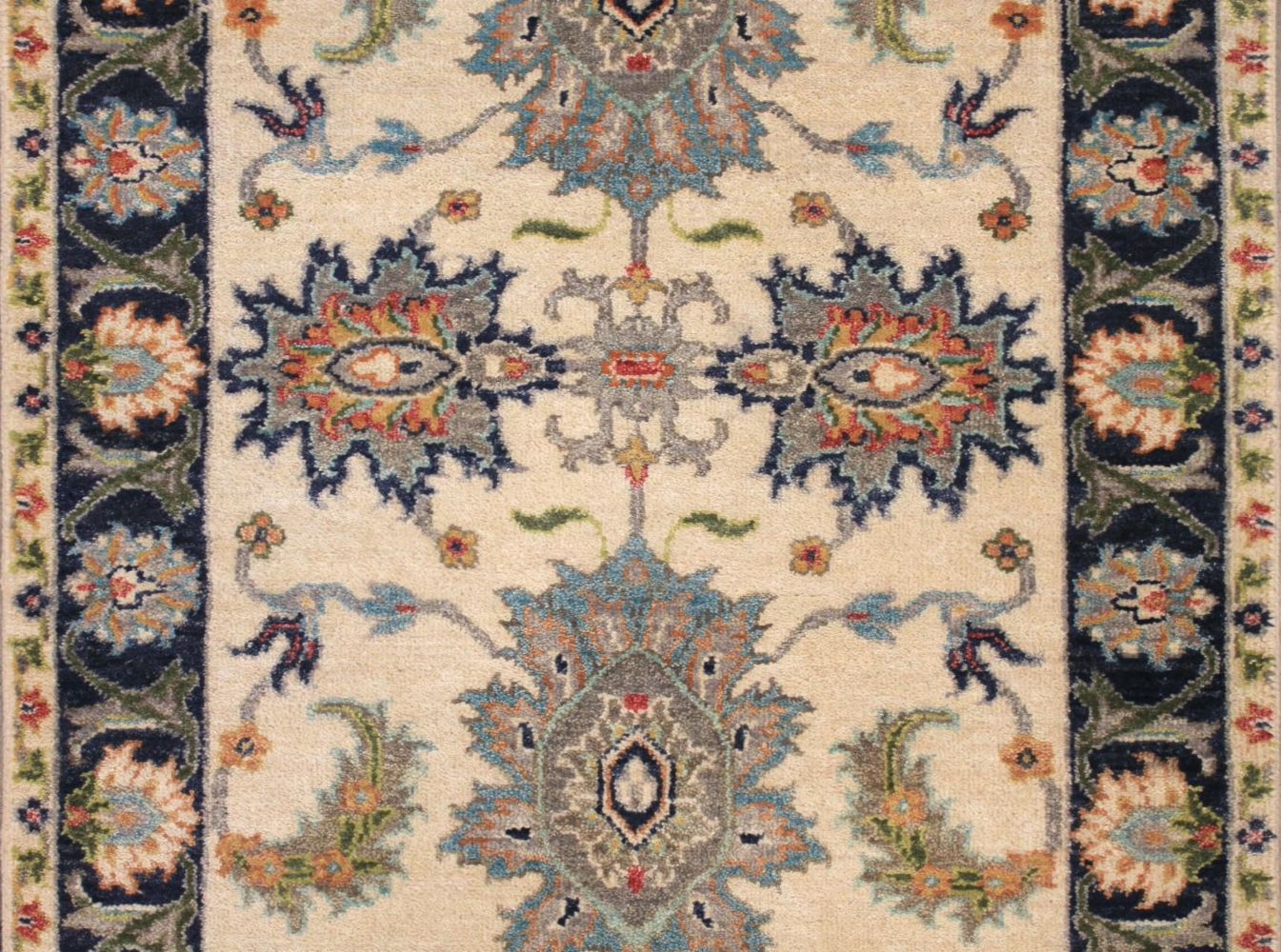 8 ft. Runner Traditional Hand Knotted Wool Area Rug - MR029780